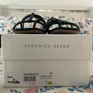 Veronica Beard Mayuri Ankle Strap Sandal In Black